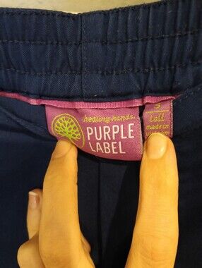 Purple Label Navy Scrub pants